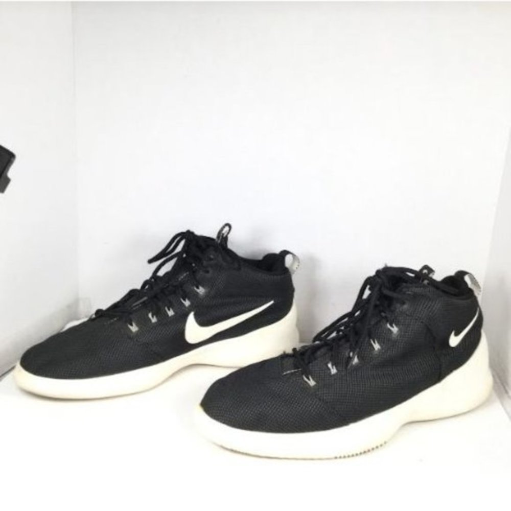 Nike Hyperfr3sh Ankle-High Men's Basketball Shoes Black/White Size 11.5 - Picture 4 of 12